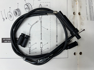 Aermacchi Harley New Throttle Cable Assembly 56371-73P 73 - 75 X90 