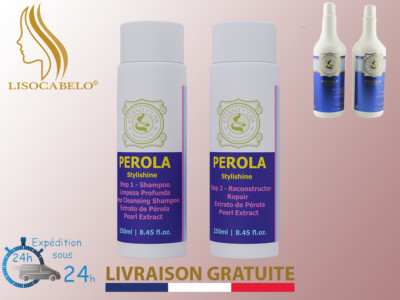 Complete Kit 2X250ml Brazilian Smoothing Inoar Perola Eternity Liss
