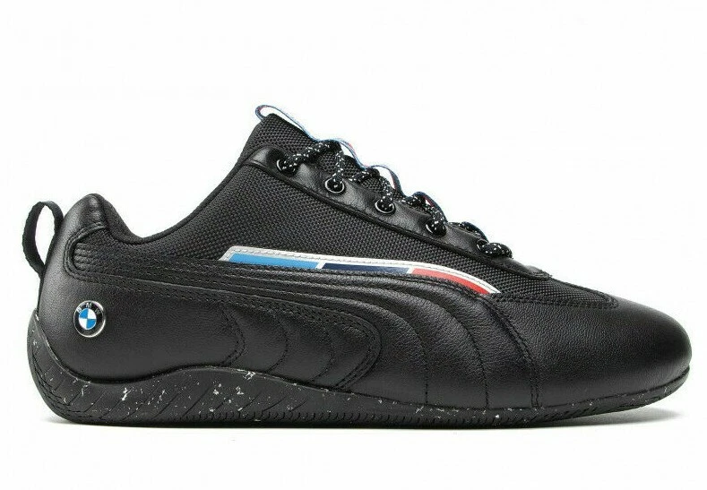 MENS PUMA BMW MMS SPEEDCAT M BLACK DRIVING RACING TOURING KART CAT SNEAKER SHOES