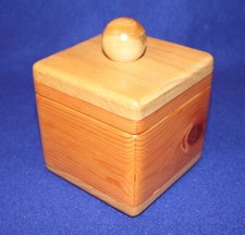 Hand-Made Small Pine/Oak Pet Urn 20.25 cubic inches