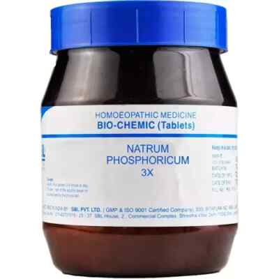 SBL Natrum Phosphoricum 3X Tablets 16oz (450g) | Biochemic Formula | Fast Ship
