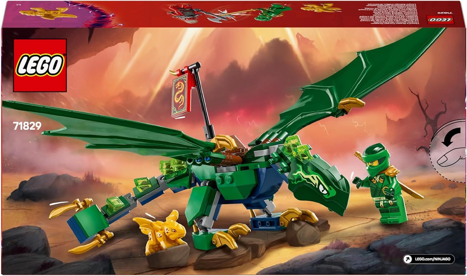 Dragon Vert de la Forêt de Lloyd LEGO Ninjago jeu de construction et figurine ninja