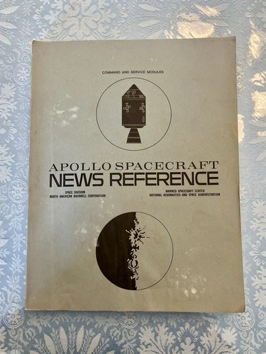 304 pg "Apollo Spacecraft News Reference" Complete Apollo Systems Manual 1968
