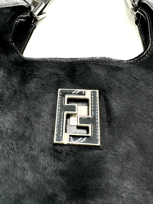 FENDI MAMMA UNBORN CALF SHOULDER BAG Calf Shoulder Bag FF Zucca eBay