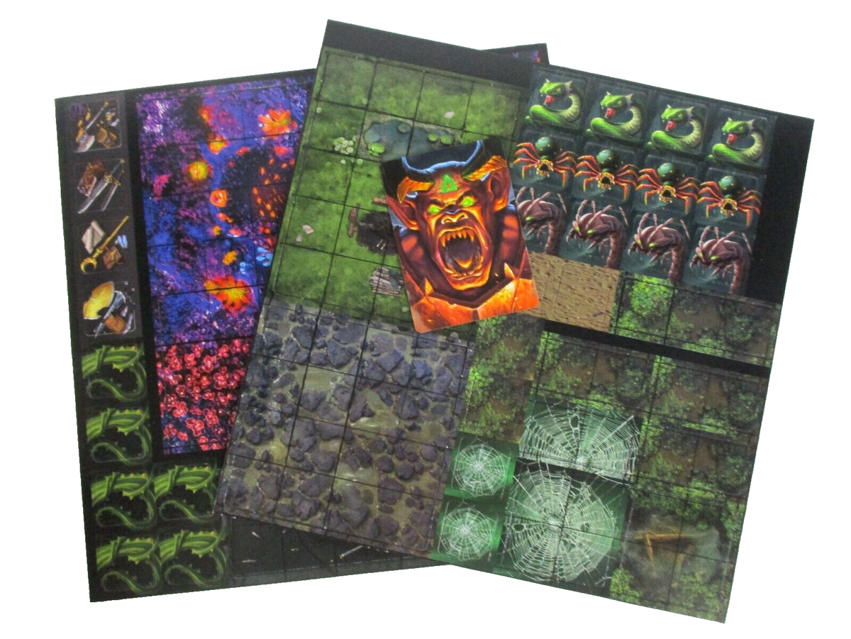HEROQUEST: Jungles of Delthrak TOKENS & TILES Avalon Hill NEW!! | eBay