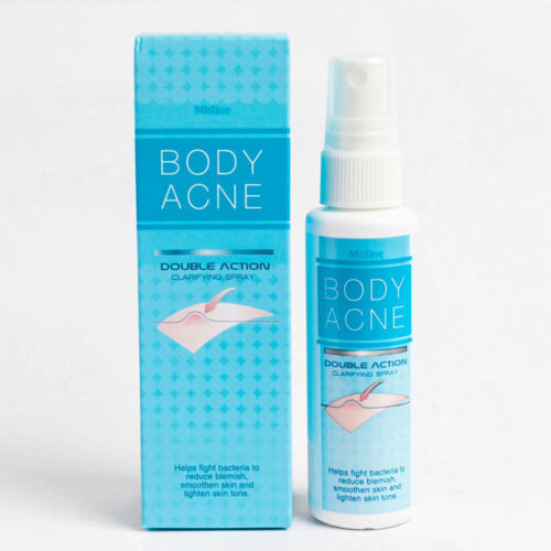 Mistine Body Acne Double Action Anti Back Chest Blemish Treatment Spray 50 ml. - Afbeelding 1 van 3