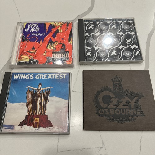 CD's Lort of 4 Wings/Rolling Stones/Lords of Acid/ Ozzy Osbourne