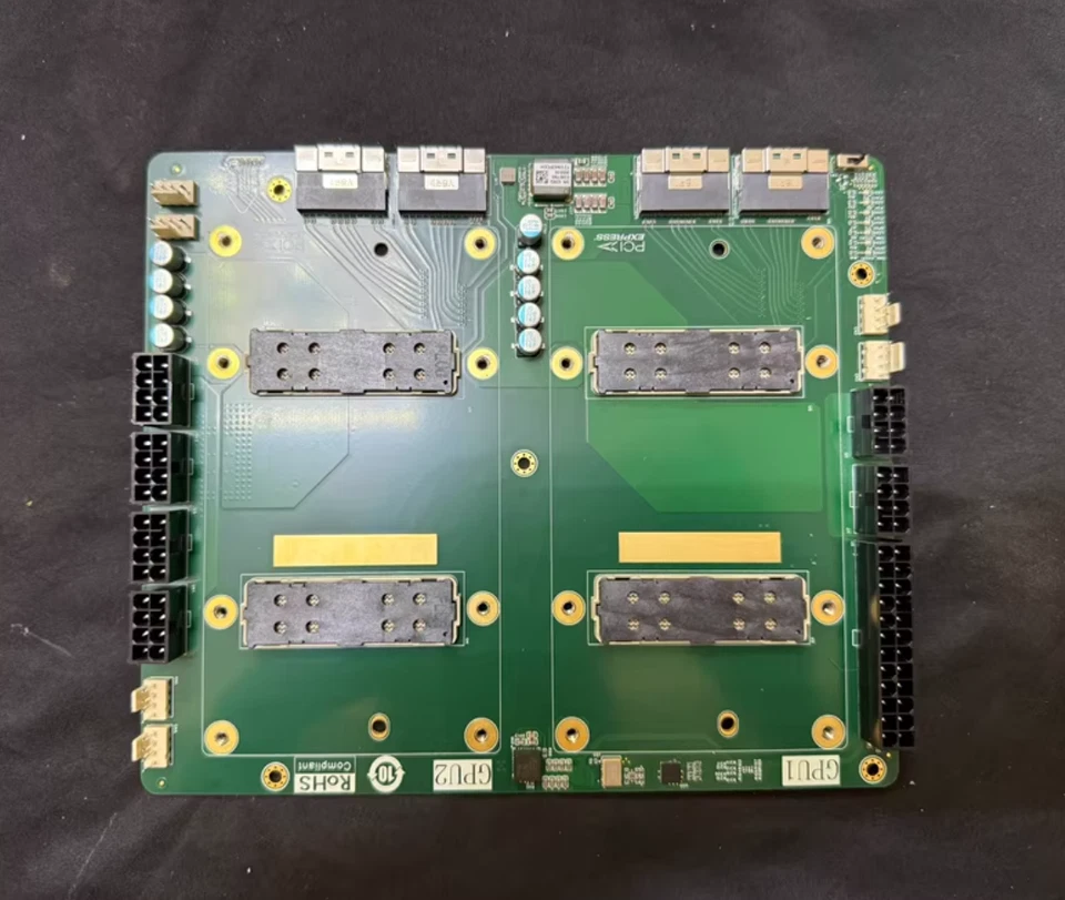 External NVIDIA V100 SXM2 300G NVlink interconnect Dual Card SXM2 Adapter Board - Image 3 of 4