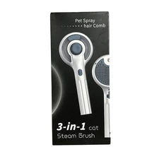 3-in-1 Pet Grooming Spray Comb – Hair Remover & Steam Clean Brush for Cats & Dog