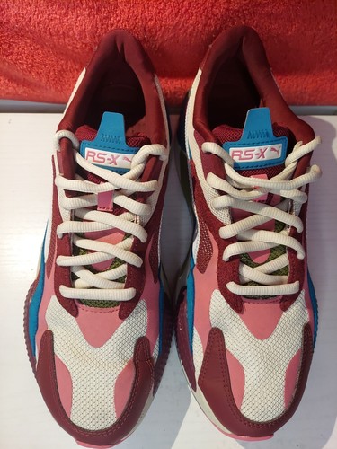 Puma RS-X3 Puzzle Cabernet-Puma White 371570-16 US Men's Size 11 Shoes Sneakers - Picture 4 of 11