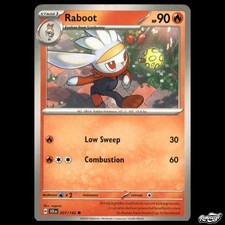 Raboot 27/142 Common Stellar Crown Pokemon NM
