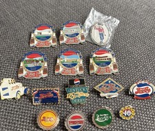 Lot Of 15 Vintage Pepsi Brand Collectibles Pins