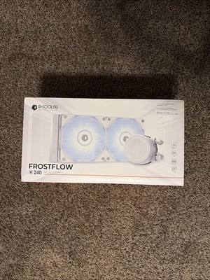 ID-COOLING FROSTFLOW X 240 SNOW Liquid CPU Cooler w/White Fan Light OpenBox