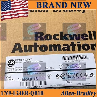 New Original AB 1769-L24ER-QB1B CompactLogix Controller 1769-L24ER-QB1B AB