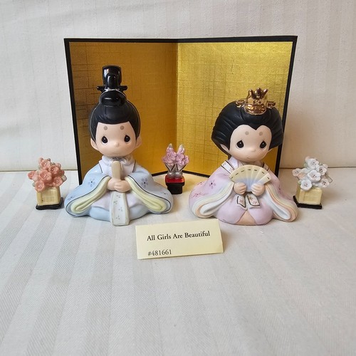 Precious Moments "All Girls Are Beautiful" Japanese Figurines 5+1 pc. Set *READ* - Picture 2 of 22