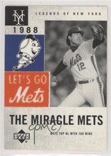 2001 Upper Deck Legends of New York The Miracle Ron Darling Mets #89 0e3