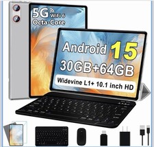 2026 Tablet 10 Inch Android 15 Tablets with Gemini AI, 30GB 64GB 1TB Expand
