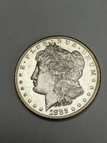 1882 S Morgan Silver Dollar ABOUT UNCIRCULATED