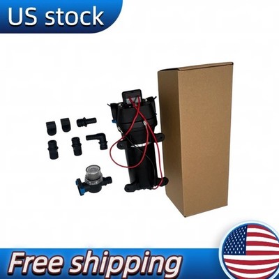 12V Heavy Duty Deck Wash Pump 40 PSI 4.5 GPM For Flojet 04325143A 