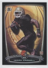 2014 Bowman Rookies Black Foil Isaiah Crowell #12 7l6