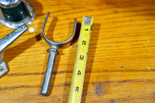 Vintage Perko Boat Navigation Bow Light chrome handles rope tie Parts Lot - Afbeelding 13 van 15