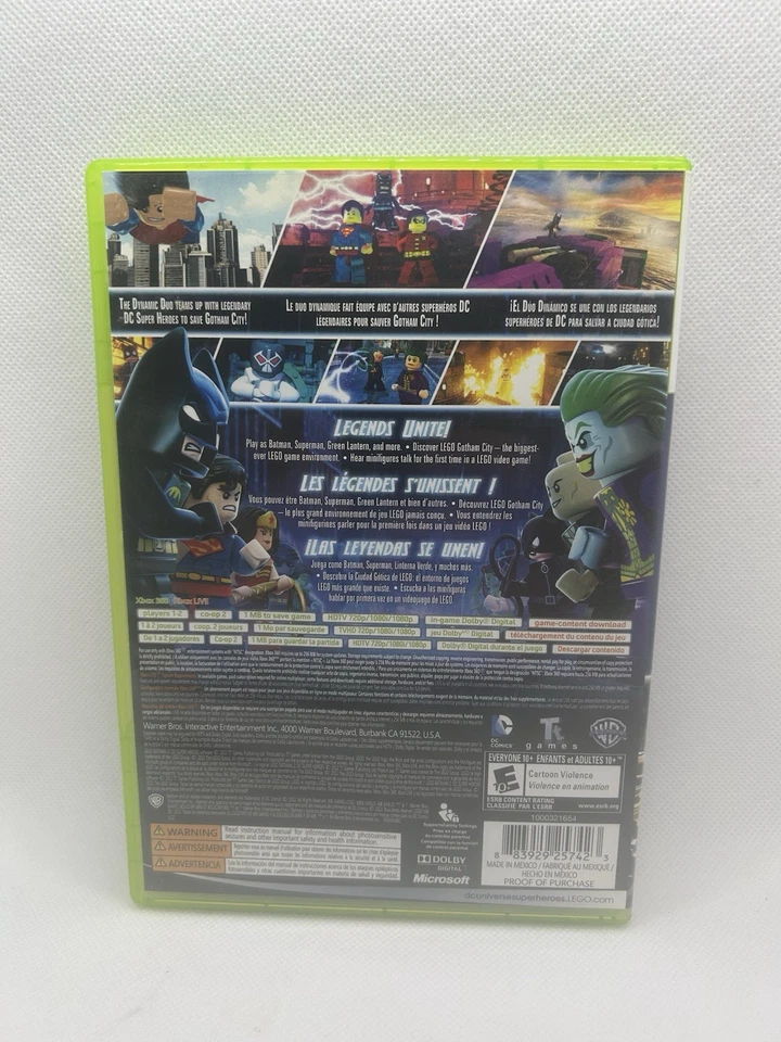 Lego Games Bundle XBOX 360 Star Wars, Jurassic Park, Marvel, Batman Completo Foto 4 de 4