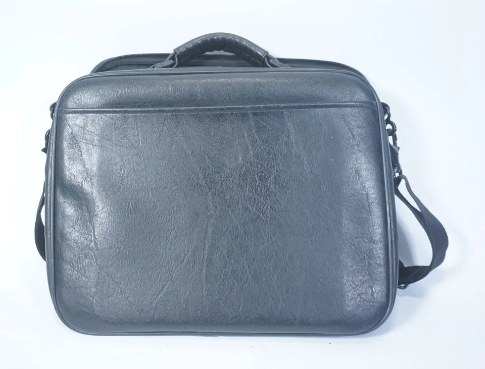 Vintage Caselogic Leder 14" Laptop Tasche Notebook Case schwarz - Bild 2 von 4