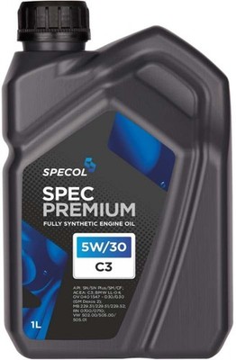 For SPECOL 101960 SPECOL OIL 5W30 1L PREMIUM C3 SN PLUS / SM / CF /