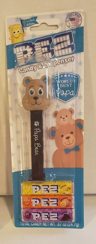 Papa Bear Pez Dispenser World's Best Papa 2022 MOC