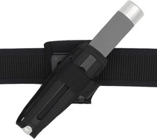 Baton Holder 360 Degree Rotating Duty Belt for Police Adjustable, Black Nylon
