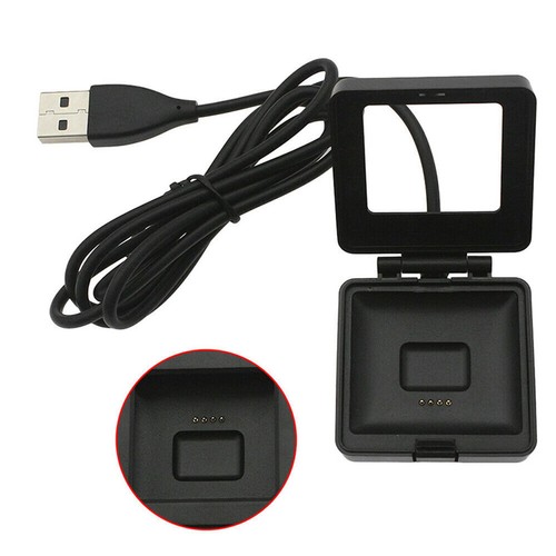Smart Watch USB Charger Charging Cradle Dock Cable Replacement for Fitbit Blaze - Photo 10 sur 10