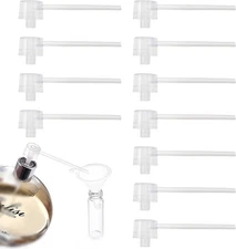 30 PCS Mini Perfume Refillable Bottle Pump Transfer Tool Transparent 