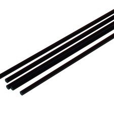 Solid Carbon Fiber Rod 2mm RC Airplane Matte Pole 400mm 15.7 Inch DIY 10 PCS