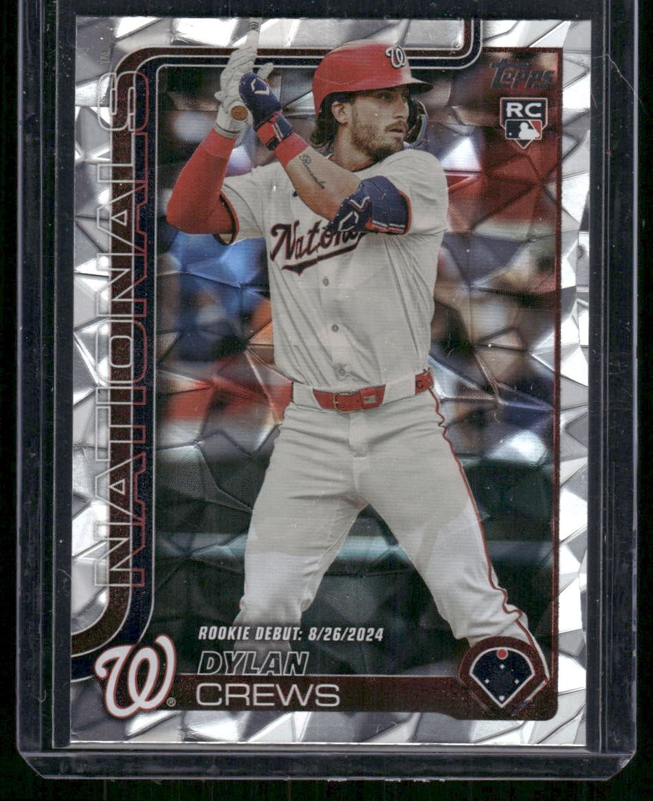 Dylan Crews 2025 Topps Update Rookie Debut Diamante Foil #US223