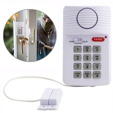 Wireless Door Alarm Shed Garage Caravan Burglar Home Security Keypad Loud