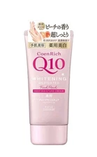Kose Coen Rich Q10 Whitening Medicated Moisturizing Hand Cream Fresh Peach 80g