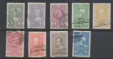 Austria Stamps 1910 80th Birthday of Joseph 1; SG 223/231 used CV &pound;131.5