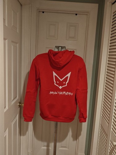 Felpa Rauw Alejandro Rossa con Cappuccio Uomo Donna Taglia L Harajuku Pullover Streetwear Unisex - Foto 10 di 15