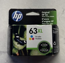 HP 63XL High Yield Tri-color Ink Cartridge F6U63AN NEW SEALED READ