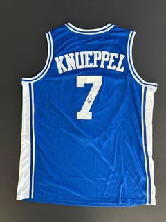 KON KNUEPPEL SIGNED FINAL FOUR DUKE BLUE DEVILS JERSEY W/ JSA CERT AUTO XL