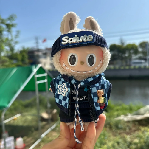 Mini peluche vestiti bambola accessori vestito per Corea Kpop Exo Labubu V1 V2 - Foto 4 di 32