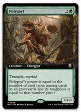 Polygoyf (Extended Art) #65 (NM) Modern Horizons 3 M3C Magic MTG
