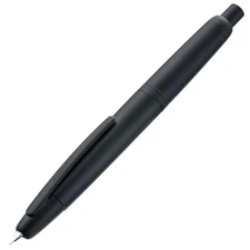 Jinhao 10 Press Fountain Pen With Box, Matte Black Retractable Fine Nib With Con