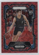 2024-25 Panini Prizm Draft Picks Red Scope Prizm 46/88 Juan Nunez #36 5i3