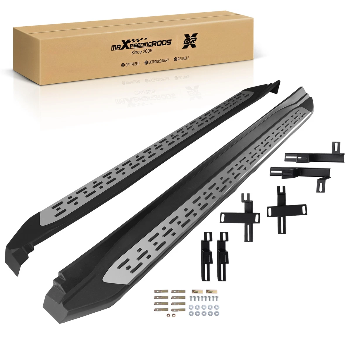 Hyundai Santa Fe 2024 Running Board Side Step Pedal Nerf Bar 2pcs