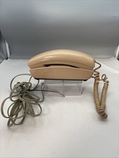   WORKING  1982 Western Electric TAN Trimline Push Button Desk/Wall Mount Phone