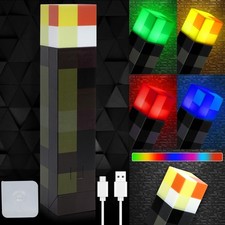 Torch Lamp with Wall Mountable - LED Torch Lamp, USB Rechargeable Night Light...