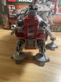LEGO Star Wars: AT-TE (75019) - Incomplete with Instructions + Box -No Minifigs