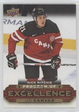 2015-16 Upper Deck UD Canvas Program of Excellence Nick Ritchie #C267 0e3