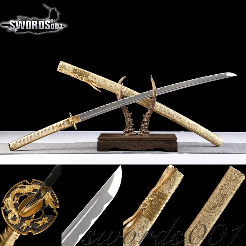 武士金色收藏日本刀剑、军刀| eBay